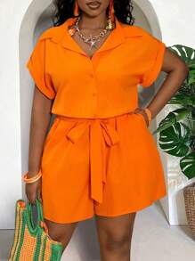 Slaydiva 女士 2025 年新款狂欢、复活节、老钱风格、乡村音乐会、外出、童话风、节日、热带度假夏季服装，百搭休闲沙滩短袖连体衣（配腰带）