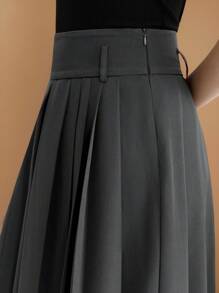 Ontre 2025 Women Pleated Skirt, Fashion Forward, Suitable For Urban Commute