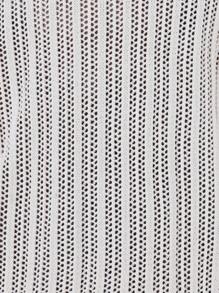 SUMWON Lässiger offener Strickpullover, leicht, atmungsaktiv für Sommer und Frühling, klassischer Rundhals-Pullover, strukturierte Strickware mit geripptem Saum, modisches Essentiell - Beige - Übersicht 4