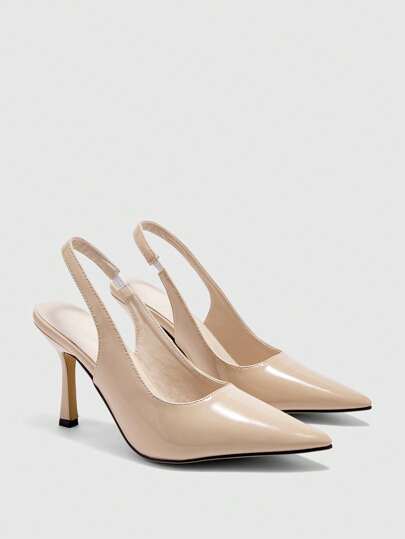 CUCCOO CURVES Women's Plus Size Extra Wide Fit High Heel Office/Commute Pumps For Christmas