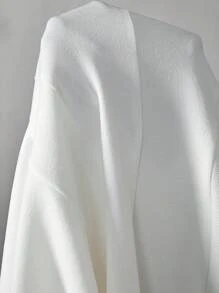 SHEIN PETITE Blazer de solapa con un solo botón para uso en la oficina, casual de negocios para mujer en otoño/invierno