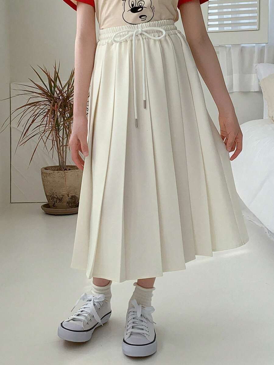 Dazy Kids Tween Girl Fall Skirt - White - View 1