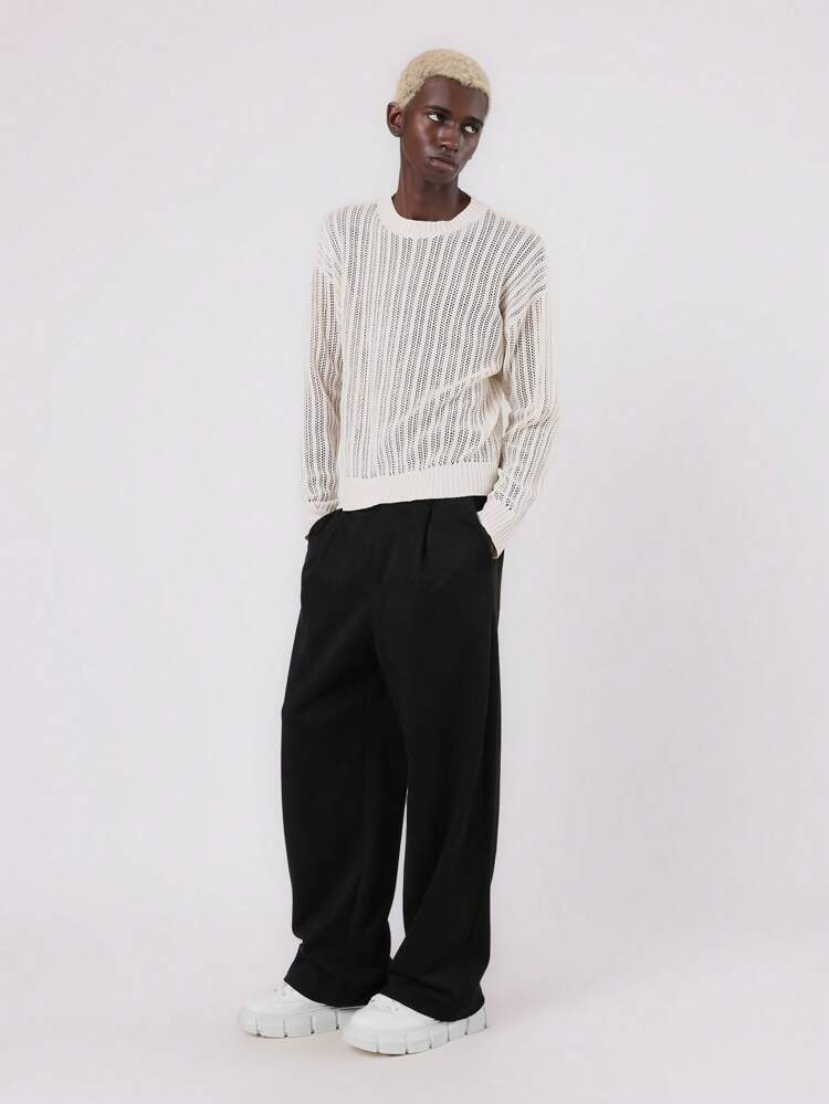 Open Knit Lightweight Breathable Sweater