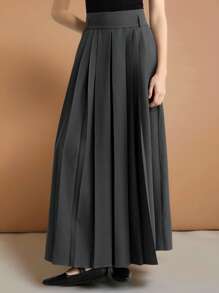 Ontre 2025 Women Pleated Skirt, Fashion Forward, Suitable For Urban Commute