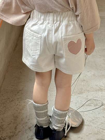 Dazy Kids Denimshorts för unga flickor, höstkläder för unga flickor