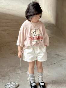 Dazy Kids 女童牛仔短裤，女童秋季服装