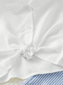 SHEIN Essnce Plus-Size Women's Casual Suit, Women's Summer Two-Piece Suit, Vacation Suit, Family Clothes, Mom And Me Clothes,Summer Outfits For Women Vacation Outfits Woman Summer Outfits,Vacation Two Piece Set Country Concert Outfit,Tropical Vacation Woman Clothes