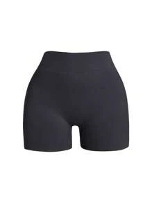 Easithlete 3pcs Simple Stylish Casual Sports Shorts, For Daily WearWomen Sweat Short, Gym Short, Biker Short - Multicolor - View 4