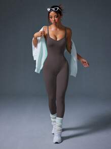 Easithlete 简约时尚夏季连体裤运动裤