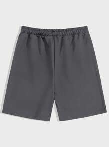 RueChic Hommes 2 pièces Pack Shorts réguliers avec poches cargo et taille à cordon