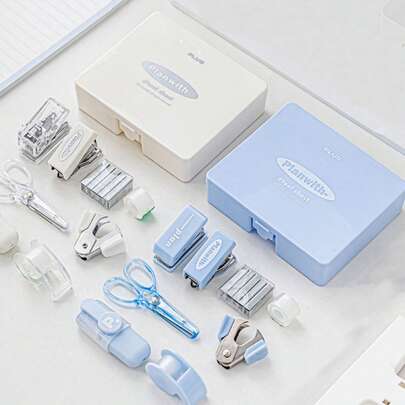 Bộ dụng cụ học tập & làm việc di động cực kỳ hấp dẫn, Gói học tập & làm việc hiệu quả đa chức năng, Dễ dàng mang theo & sử dụng, Phối màu tươi mới, Đẹp & Thiết thực