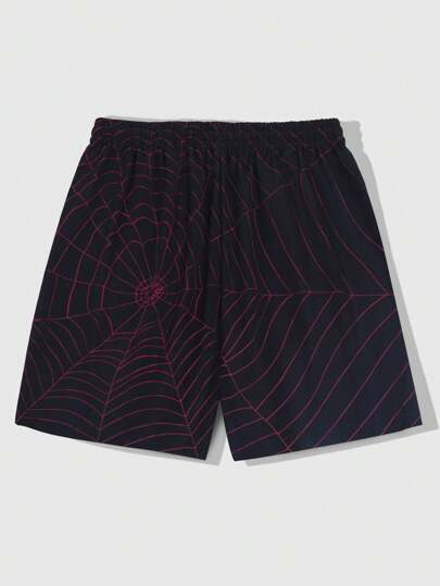 Street Life Pantalones cortos casuales de hombre con estampado de símbolos cristianos, verano