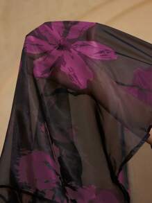 Aveloria Rosie 法式复古浪漫摩登女孩欧根纱印花情人节长袖女装优雅时尚风格全身印花夏季春秋季