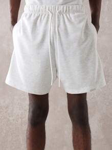 SUMWON Casual Summer Co-Ord Set Ultra Soft Two-Piece Loungewear Athletic Leisure Shorts Set Perfect For Spring Training Workout Streetwear - White - View 6