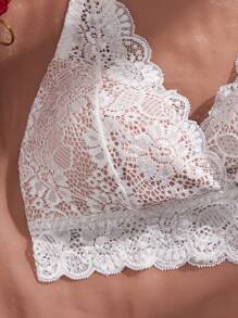 1pc Women Lace Wireless Lingerie Bra
