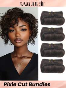 4 件散波浪人发束 处女发接发 健康 4 束真人双纬接发 2# 颜色 适合女士