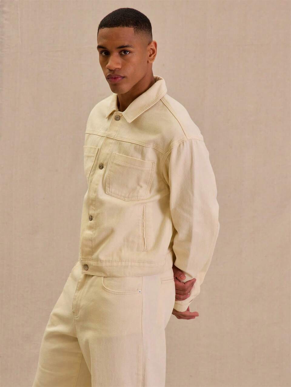 Denim Button Up Oversized Jacket Spring Summer