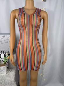 1 chiếc váy lưới gợi cảm cho nữ khi đi chơi - Nhiều màu - Xem 6