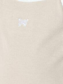 SUMWON Girls Ribbed Tank Top With Bow Shoulder Ties Summer Cami Sleeveless Basic Undershirt Casual Everyday Essential Wear