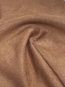 Rafferiza Chaqueta regular de mujer de unicolor, de doble botonadura, con bolsillos laterales, de imitación - Caqui - Ver 7