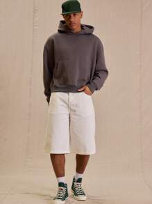 Musero Heren Relaxed Fit Hoodie Trainingspak Top Alleen Voor Lente Paasvakantie Luchthaven