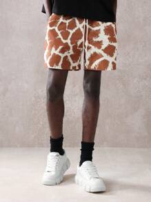 SUMWON 优质印花运动短裤吸湿排汗透气健身跑步篮球训练健身房运动夏季运动服 - 彩色 - 查看 1