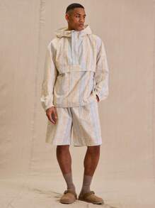 Musero Chaqueta con capucha de corte relajado con estampado abstracto - Multicolor - Ver 5