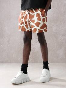 SUMWON 优质印花运动短裤吸湿排汗透气健身跑步篮球训练健身房运动夏季运动服 - 彩色 - 查看 4