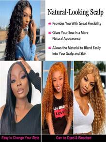 巴西 4x4 蕾丝闭合 100% 未加工人类处女发 预拔杰瑞卷发 预拔发际线前部闭合 自然黑色 带婴儿头发（8 英寸 - 18 英寸，卷曲闭合） - SNatural - 查看 8