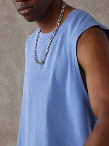 SUMWON Exklusive ungesäumte Trägershirts Ärmellos Muskel Gym Workout Training Basic Sommer Top Moderner Schnitt Streetwear Lässig Urbaner Stil