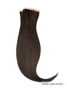 20 件直发接发带 100% 真人雷米真人发 14-24 英寸天然高品质 50 克/包适用于沙龙丝滑无缝隐形 PU 接发带 - S2A - 查看 2