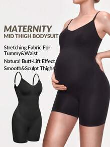 SHEIN Shape رومبير رومبر كاجوال أنيقة للنساء الحوامل