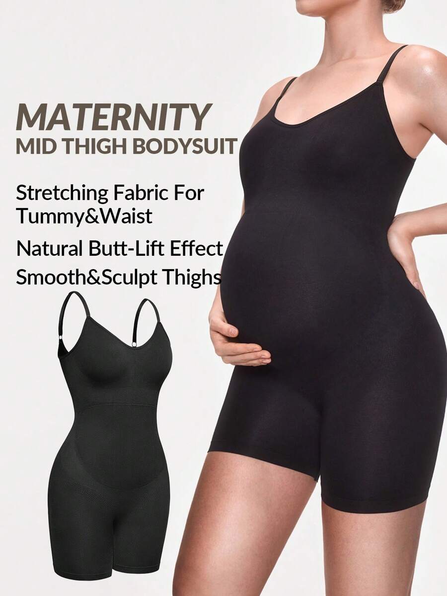 SHEIN Shape رومبير رومبر كاجوال أنيقة للنساء الحوامل