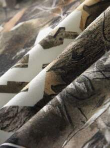 Ensemble 2 pièces pour préadolescentes : T-shirt oversize à imprimé camouflage et lettres + jupe mini plissée noire, retour à l'école, style Y2K, streetwear, chic et doux, style campus américain - Multicolore - Voir 13