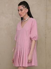 COUREZ 低腰裹身迷你连衣裙，夏季女装度假Y2K复古棉质款