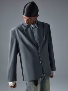 NEON BLANC 男士街头时尚梭织长袖西装外套，街头风灵感，适合秋冬