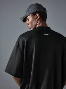 NEON BLANC 男士街头时尚铆钉圆领短袖针织 T 恤