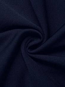 SHEIN Unity Plus Size Women Solid Color Pleated Elegant Pencil Skirt