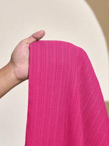 Slaydiva Music Festival Casual Vacation Women Full-Length Green Geometric Pattern Palazzo Pants Hot Pink - Hot Pink - View 8