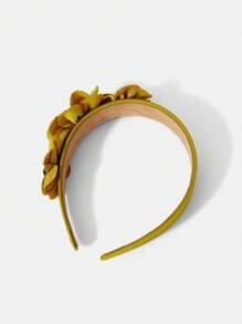 MOTF PREMIUM 花朵图案宽头带 - 黃色 - 查看 8