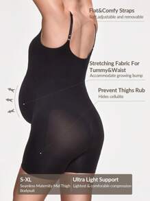 SHEIN Shape رومبير رومبر كاجوال أنيقة للنساء الحوامل