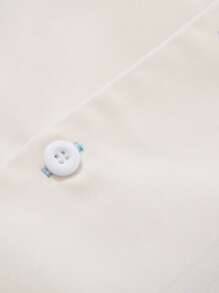 PAVTROS Camisa casual de manga corta con botones delanteros y estampado para hombre Manfinity EMRG, diseño minimalista para uso diario, camisa gráfica de vestir con botones - Multicolor - Ver 4