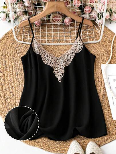 DreamSkyne Camiseta de tirantes finos con escote en V y talla grande, Blusa con estampado gráfico para salir, Blusas para mujer