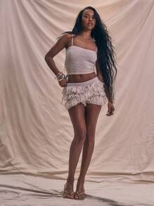 MUSERA Textured Knit Thin Strap Fitted Cami Top Sexy Elegant  Soft Serve Ibiza Festival Holiday Beach Christmas,Elegant