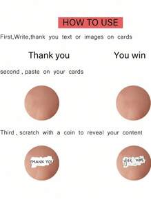 300pcs/Roll 1 Inch Scratch Off Stickers – DIY Scratch Off Labels Sticker For Party Activity Favors Stationery Sticker,Code Promo, Creative Wedding Games,Party Favor,Jackpot Reward,Clip Art, Diary, Notebook,Round Circle (Silver/Gold/Rose Gold) - Multicolor - View 3