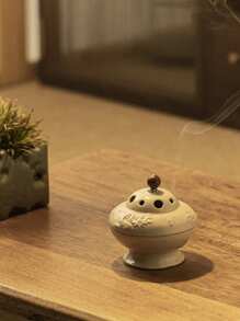 Cirelle Phụ kiện trang trí giá đỡ nhang tối giản cổ điển - Màu be - Xem 5