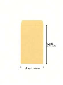 SHEIN 50Pcs Kraft Paper Bag Mini Envelope Wedding Party Invitation Greeting Cards Paper Gift Bag,Christmas - Multicolor - View 7