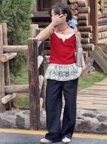 Dazy Kids Tween Girl Fall Skirt Vacation - White - View 5