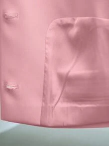 MOTF STUDIO LAPEL COLLAR BOXY WAISTCOAT - Pink - View 9