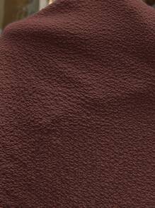 Poéselle Tuta estiva con lacci sulla schiena, orlo a strati, canotta, tuta con collo alto, tutina, completini, freschezza estiva, adatta per uso quotidiano e vacanze - Caffè Marrone - Visualizzare 6